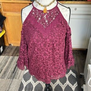 Ladies Skies are blue blouse